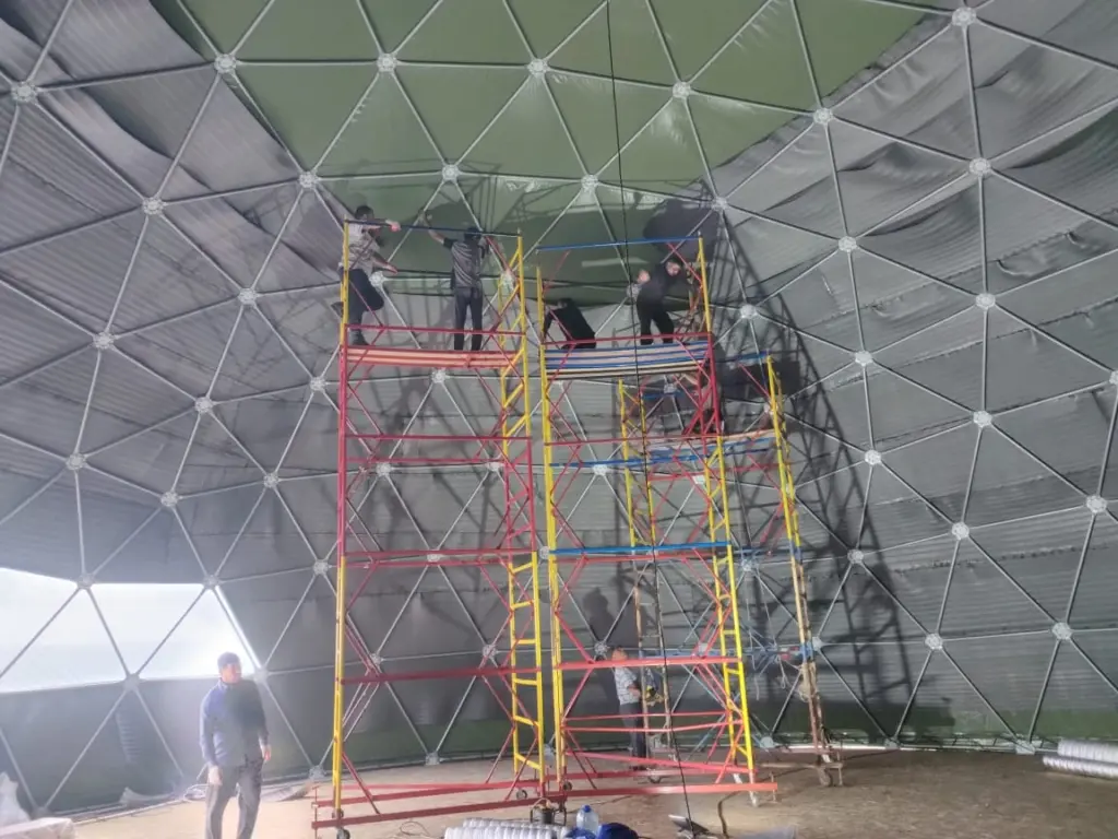 Утепление шатров