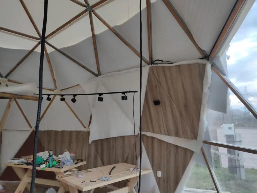 Утепление шатров