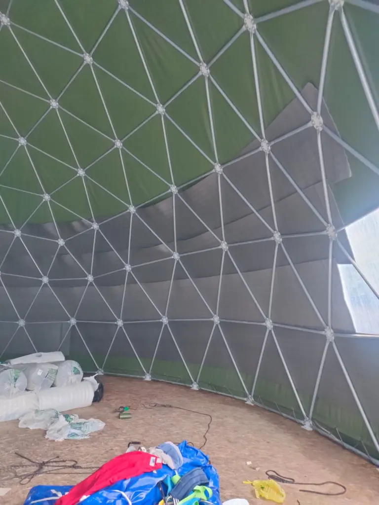 Утепление шатров