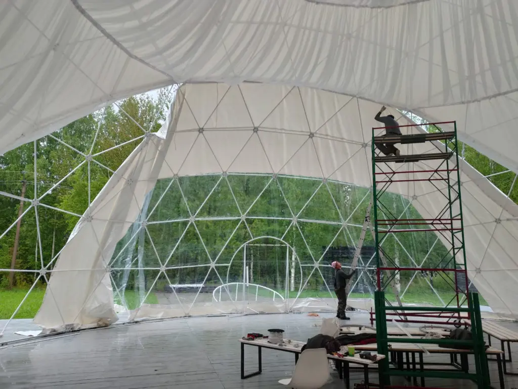 Утепление шатров