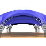 Rus Tent - Арочный шатер гексагональ 13,7х15,6 (163 м²)