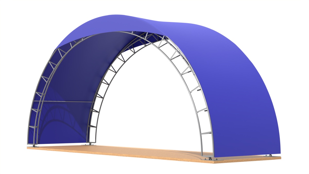 Арочный шатер 10х3 (30 м²)