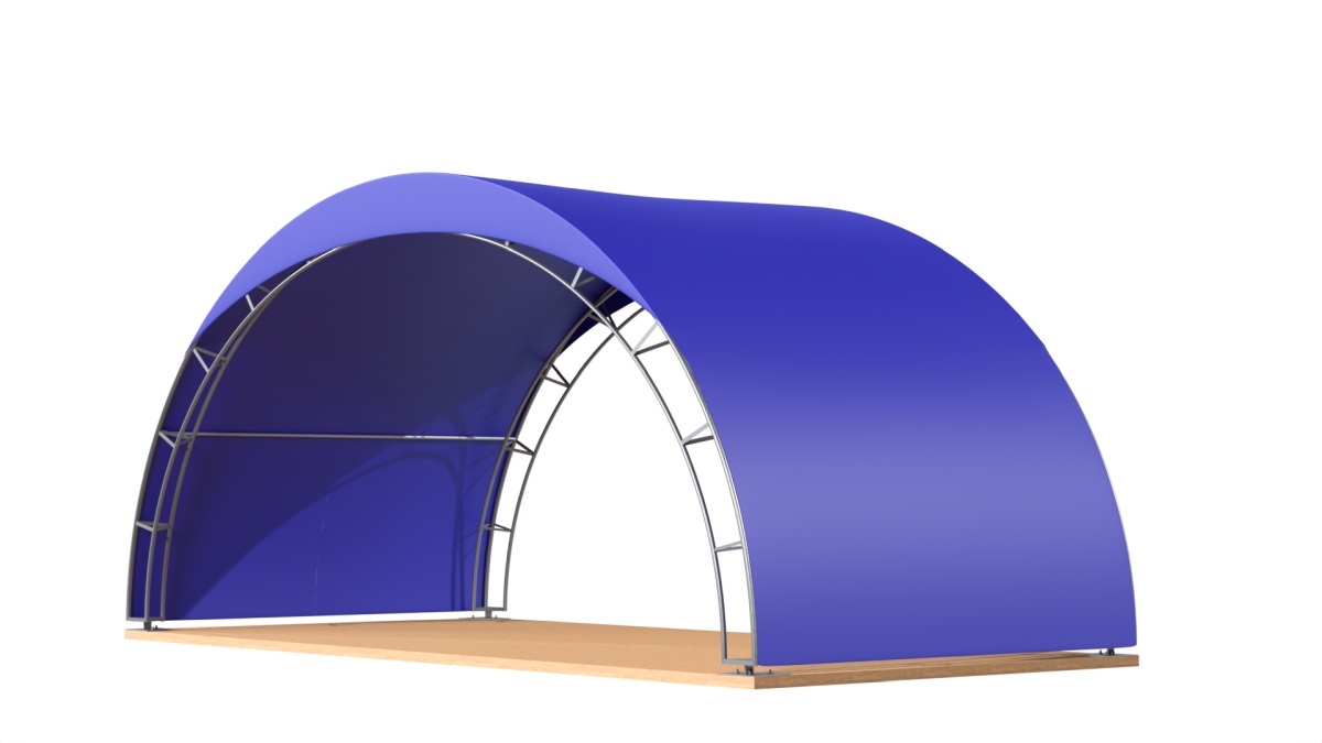 Арочный шатер 8х4 (32 м²)