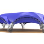 Rus Tent - Арочный шатер гексагональ 21,7х15,6 (287 м²)