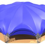 Rus Tent - Арочный шатер октагональ 26х24 (460 м²)