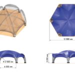 Rus Tent - Арочный шатер гексагональ 12х10 (94 м²)
