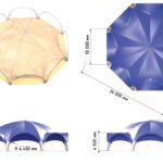 Rus Tent - Арочный шатер октагональ 26х24 (460 м²)
