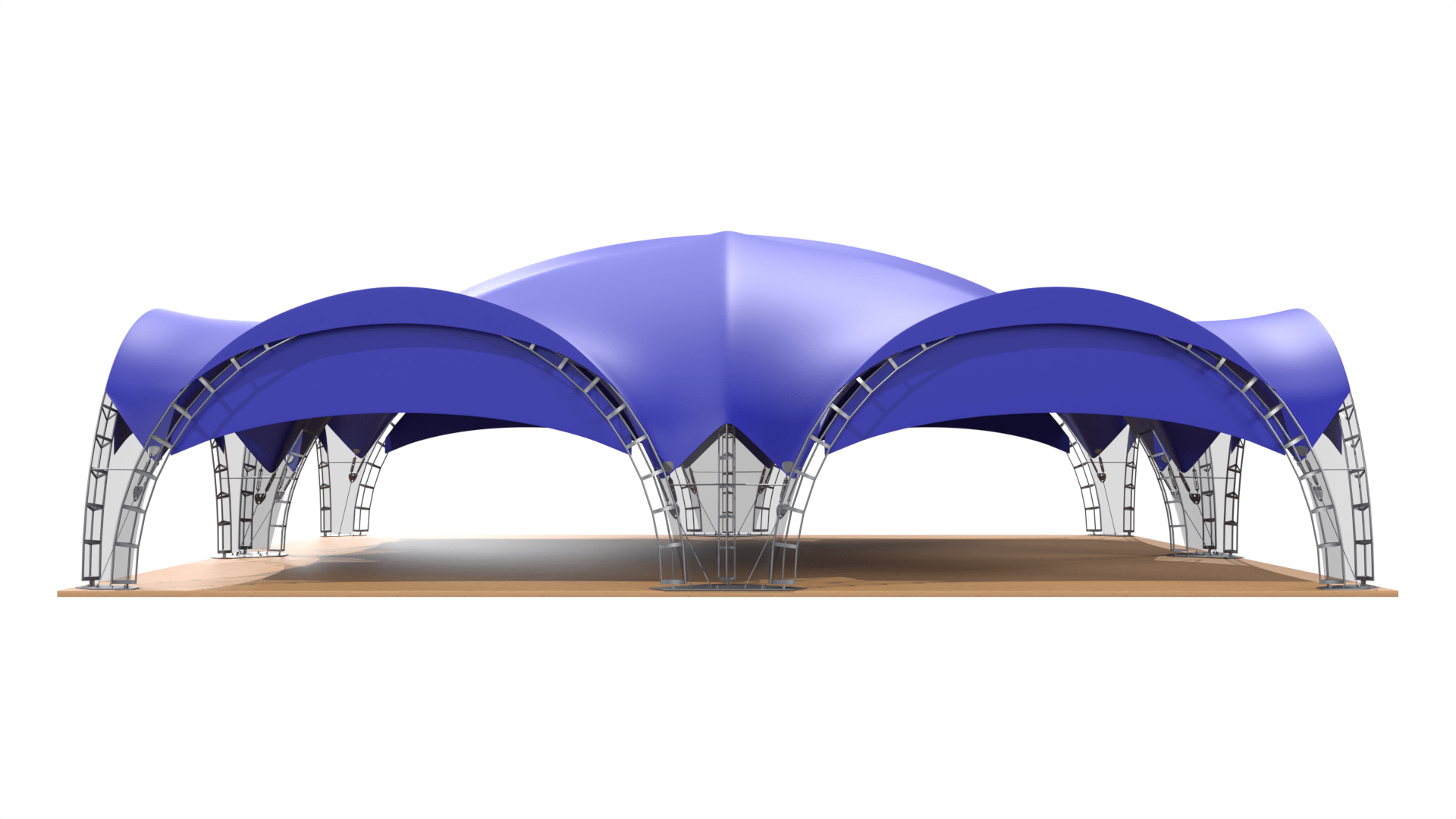 Арочный шатер 20х20 (400 м²)