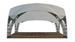 Арочный шатер “Дюна” 6х6 – 36 м²