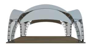 Арочный шатер 6х6 – 36 м²