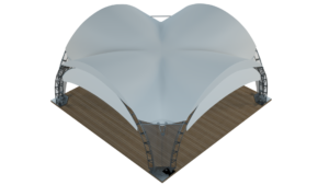 Арочный шатер 6х6 – 36 м²