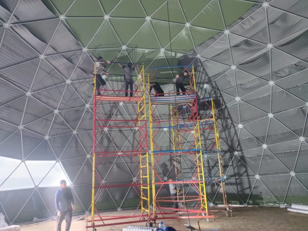 Утепление шатров