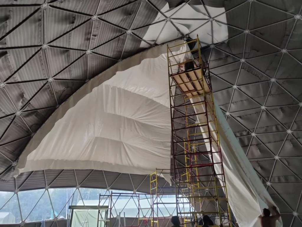 Утепление шатров