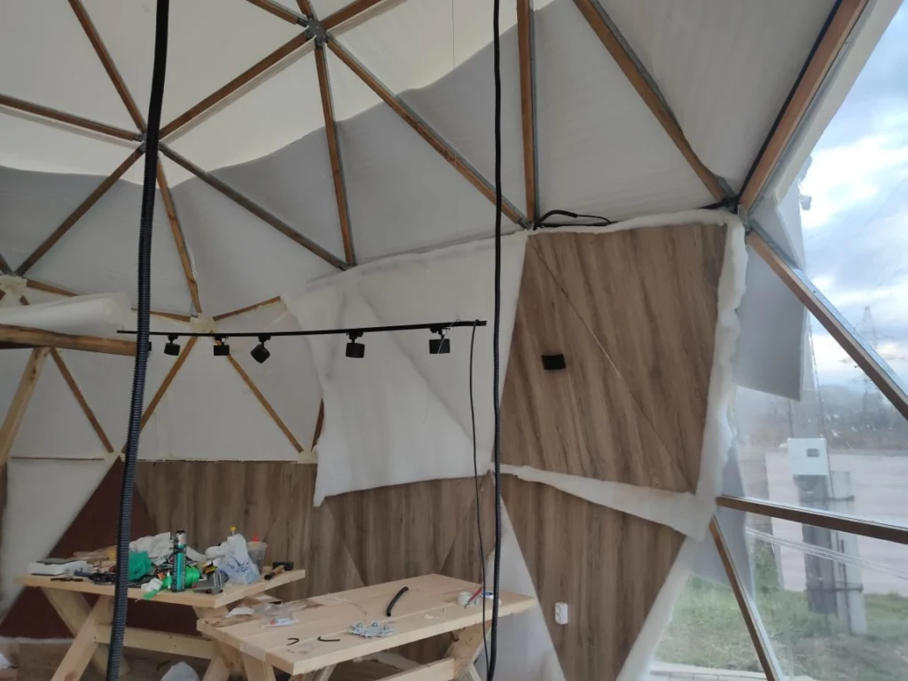 Утепление шатров