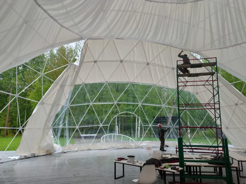 Утепление шатров