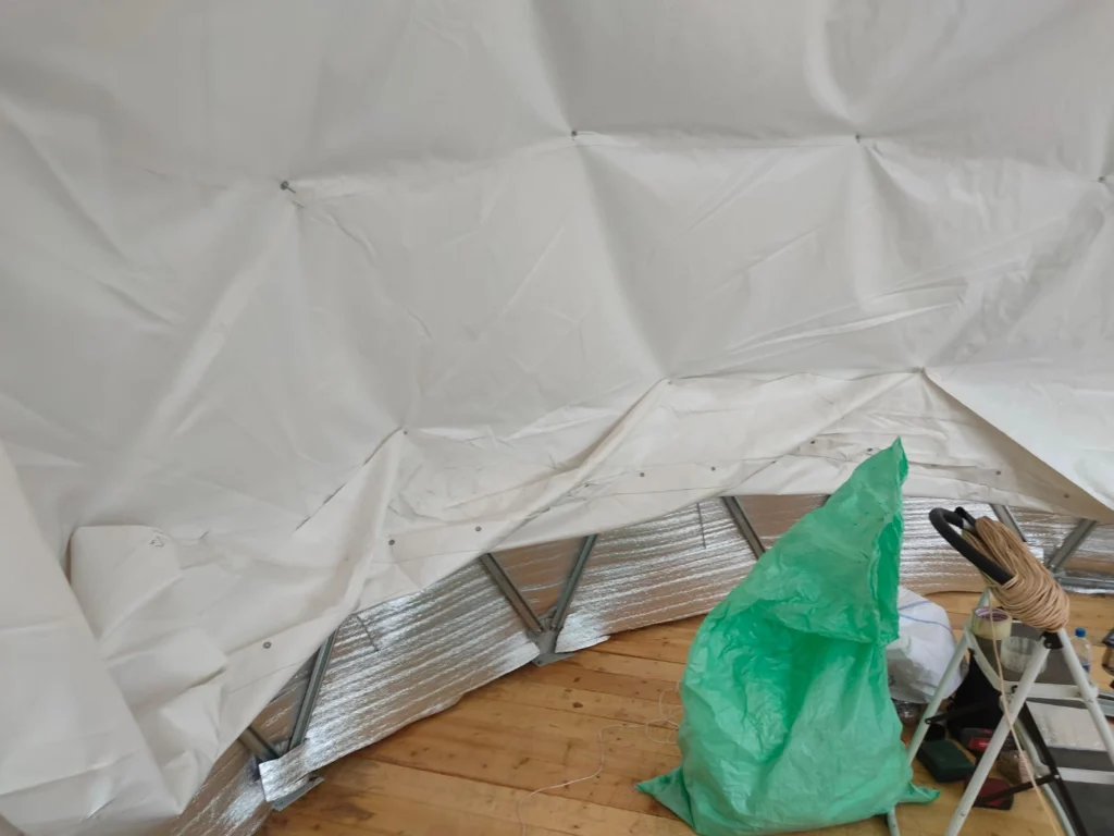 Утепление шатров