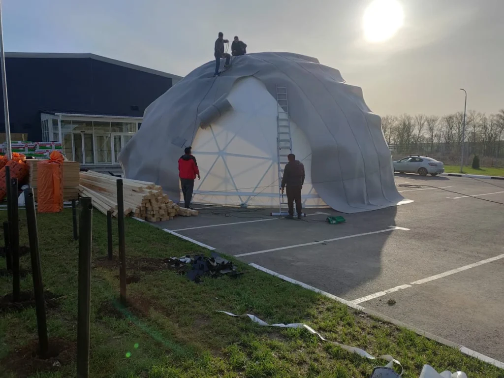 Утепление шатров